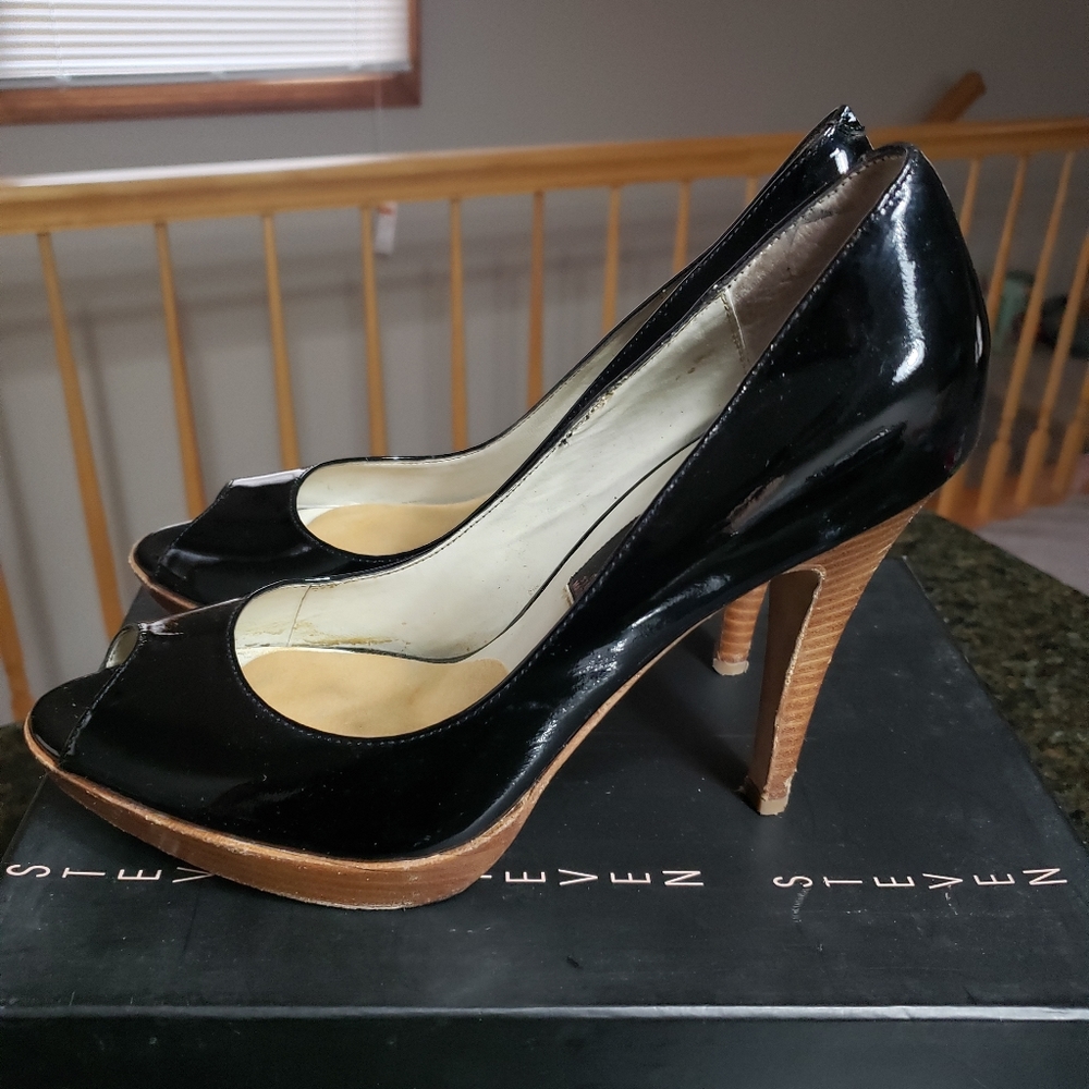 Steven by Steve Madden Peep Toe Heels 8 - Picture 7 of 8